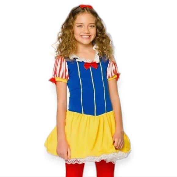 NWOT Snow Princess White Storybook Fairy Tale Fancy Dress Up Child Costume - Picture 1 of 4